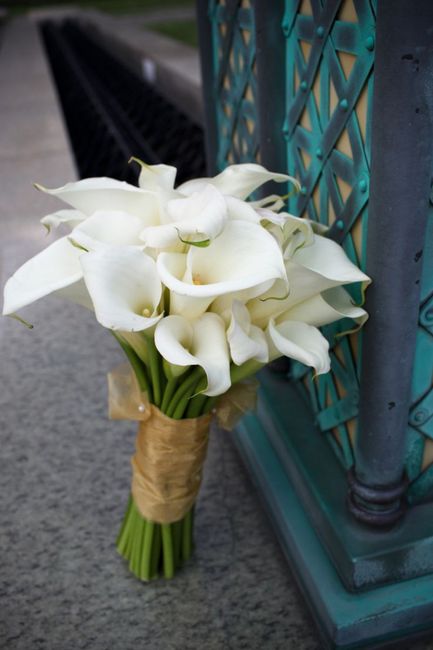 Inspo ramos blancos para la ofrenda de la Virgen 6