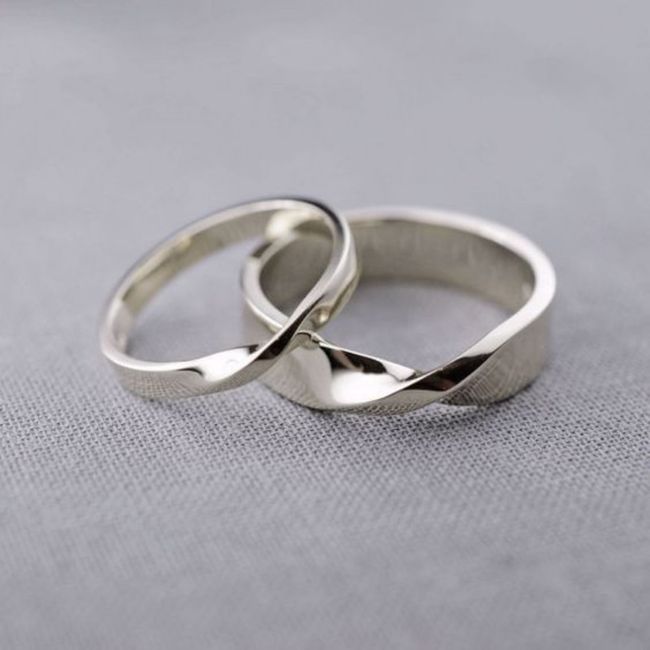 Inspo argollas de matrimonio "mobius" 1