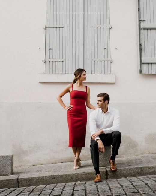 Inspo-rojo en tu outfit para el Save the Date 1
