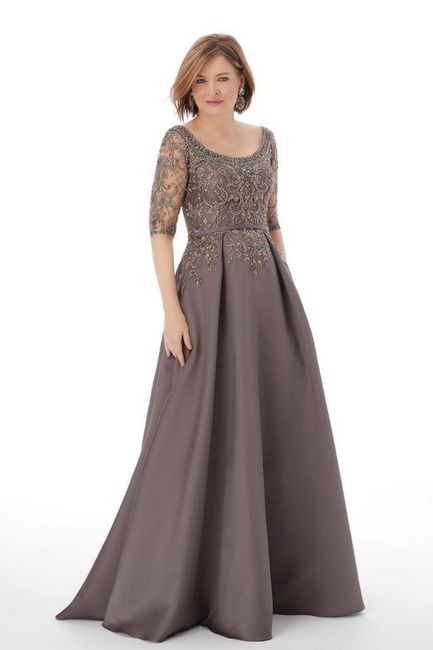 Inspo-vestidos en azul o bronce para las mamás de los novios 4