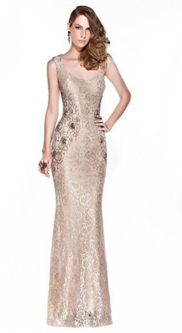 Inspo-vestidos en azul o bronce para las mamás de los novios 8