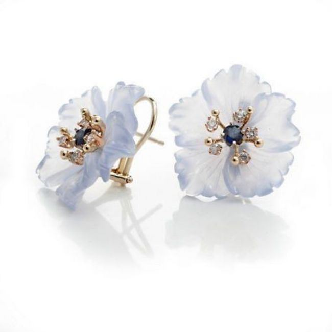 Inspo-aretes en tonos azules 💙 6