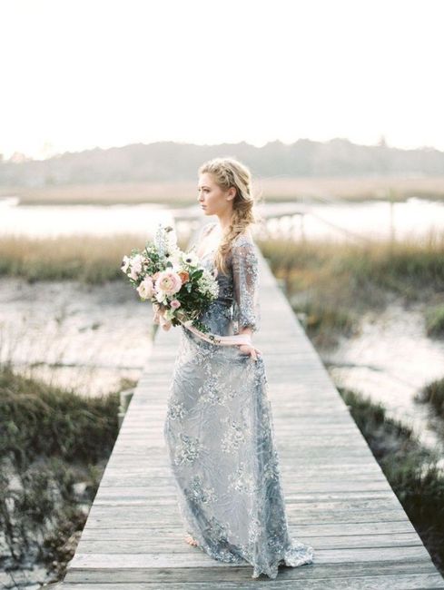 Inspo-vestidos de novia en azul 💙 4