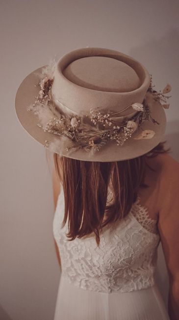 Inspo- Tocados/sombreros nupciales boho 4