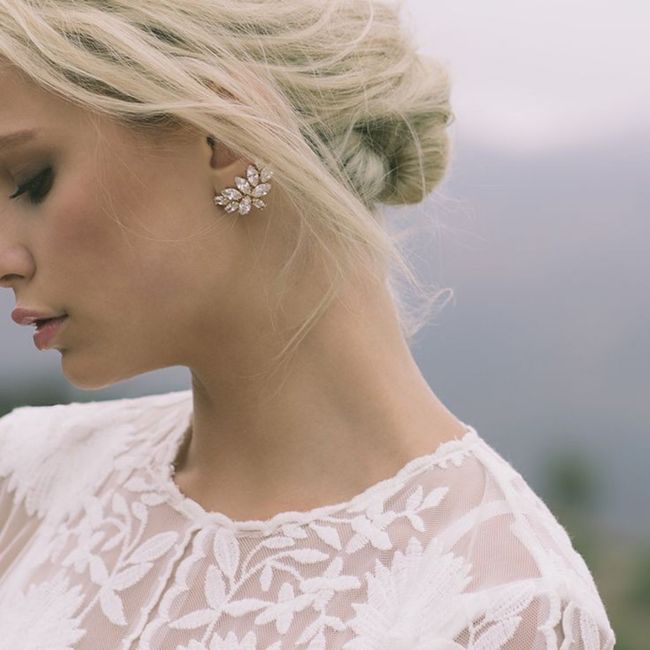 Inspo-¿qué aretes de novia favorecen más según tus facciones? 6