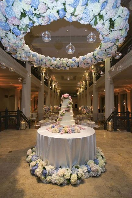 Inspo- Decoración de mesa de pastel para boda. 2