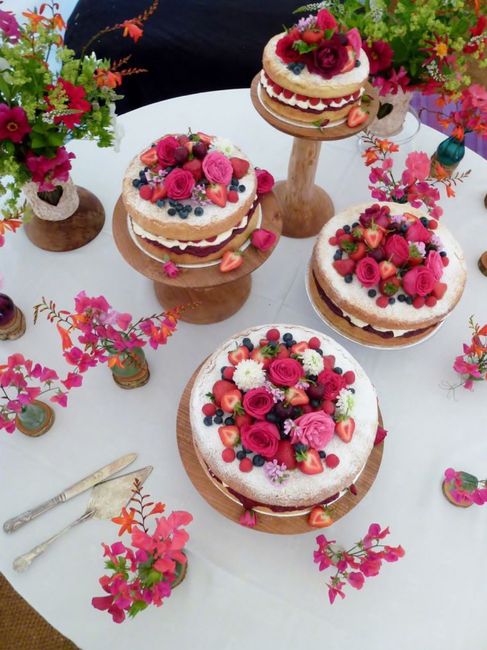 Inspo- Decoración de mesa de pastel para boda. 8