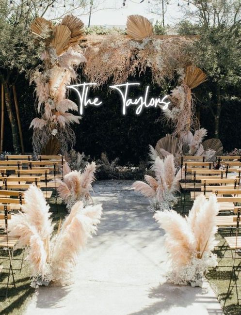 Inspo/juego mi boda bohochic: un altar boho chic 2