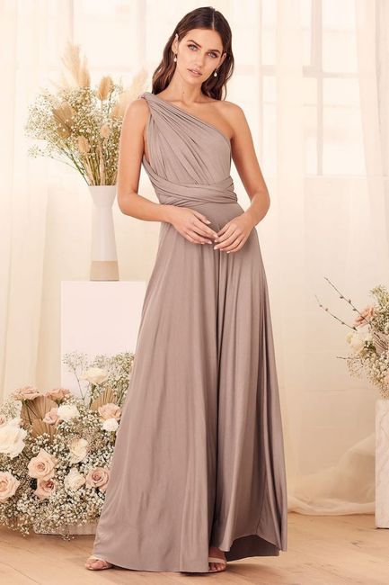 Inspo/juego mi boda bohochic: Un vestido de dama 1