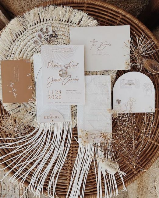 Inspo/juego mi boda bohochic: Una invitación bohochic 2