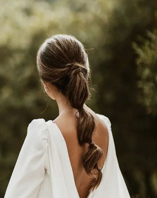 Inspo-euphoria: Bridal bubble pony tail 3