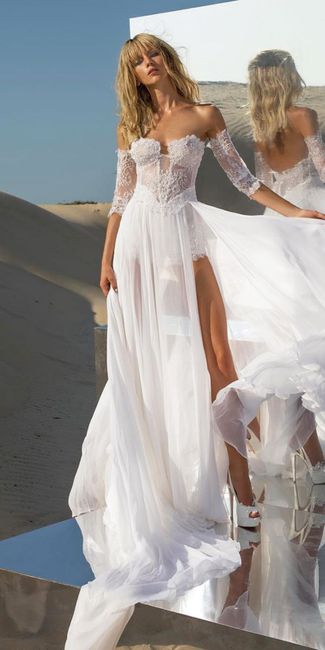 Inspo/bridal fashion week: Vestidos de novia con abertura en la falda 2