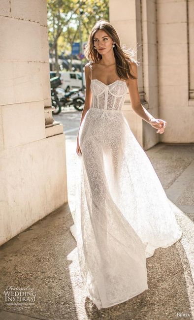 Inspo-bridal fashion week: Estilo corsetero en la parte superior 2