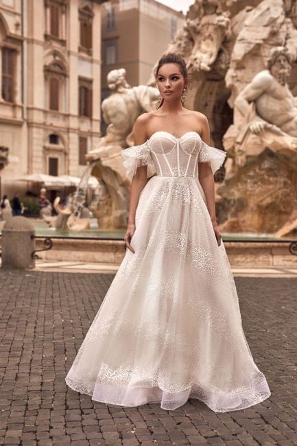 Inspo-bridal fashion week: Estilo corsetero en la parte superior 3