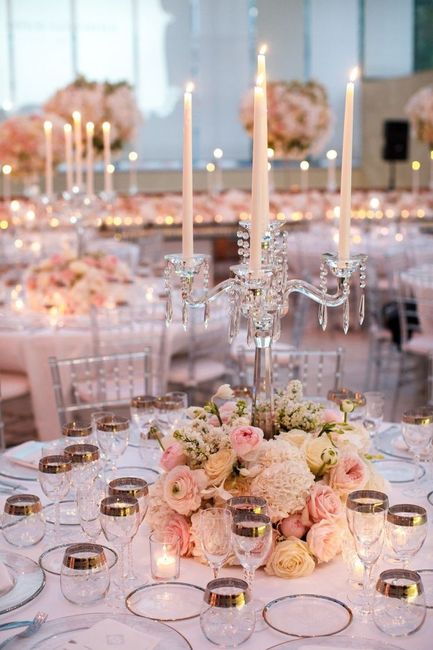 Inspo-moodboard boda estilo romántico: El montaje de mesas 1