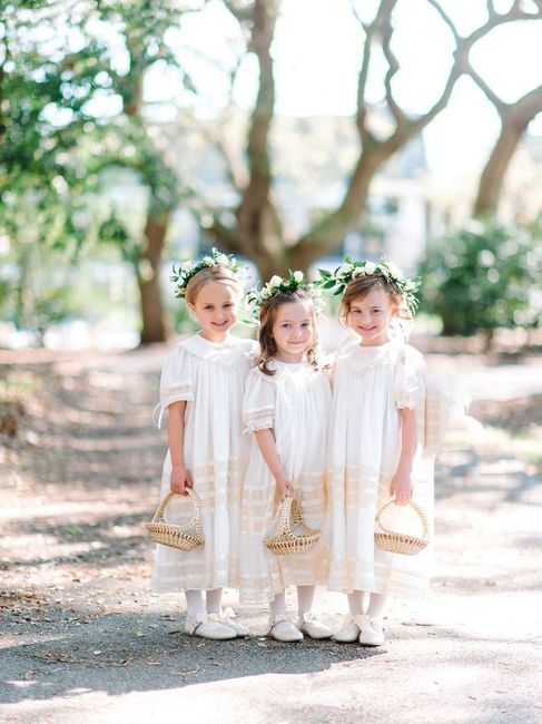 Inspo-moodboard boda estilo romántico: Elige meninas/pajes/niña de las flores 1