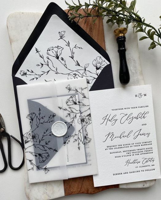 Inspo-tips para elegir el color de tus invitaciones: Boda moderna 1