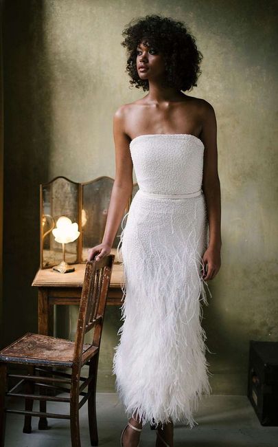 [Califica tendencias] 10. Plumas en el look nupcial 1