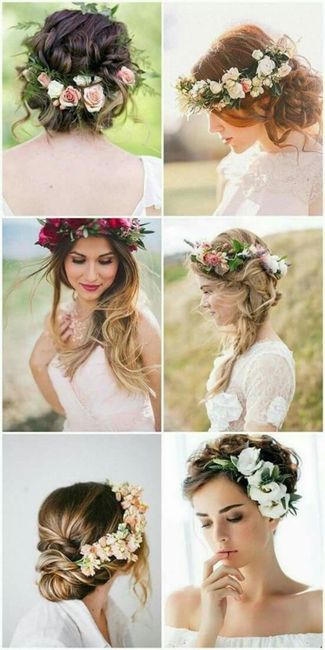 ¿Llevarías corona de flores en vez de tiara? 🌺🌺🌺 3