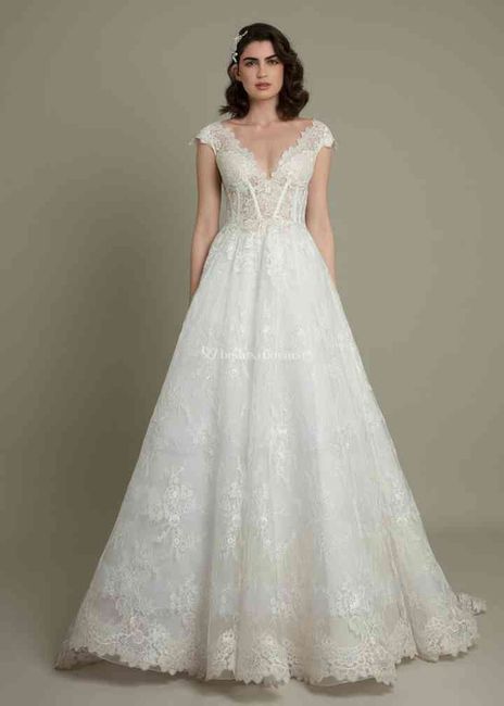 Si tu prometid@ fuera el que elige tu vestido de novia... ¿cuál sería? 1