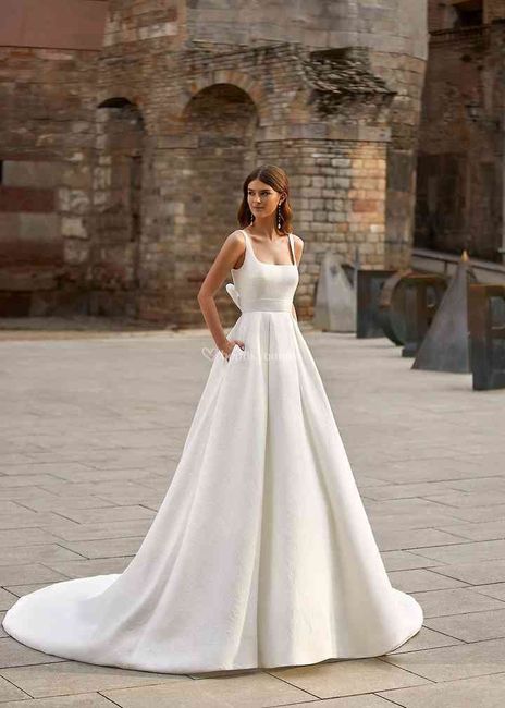 Si tu prometid@ fuera el que elige tu vestido de novia... ¿cuál sería? 4