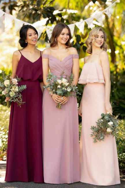 Color de vestido de damas.😥 5