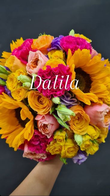 Ramo de colores para novia 💐 4