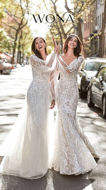 Vestidos de novia de trompeta vs. sirena vs. Fit and flare: ¿cuál es la diferencia? 5