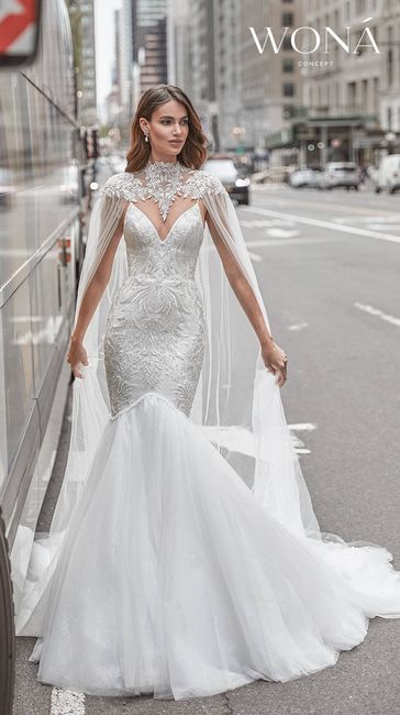 Vestidos de novia de trompeta vs. sirena vs. Fit and flare: ¿cuál es la diferencia? 7