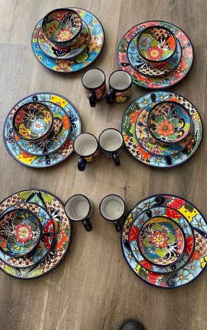 Inspiración: decoraciones con talavera 💙🤍 ¿Te animas? 6
