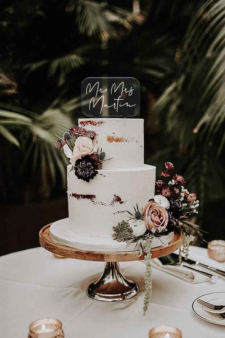 Inspo- Decoración de mesa de pastel para boda. - 15