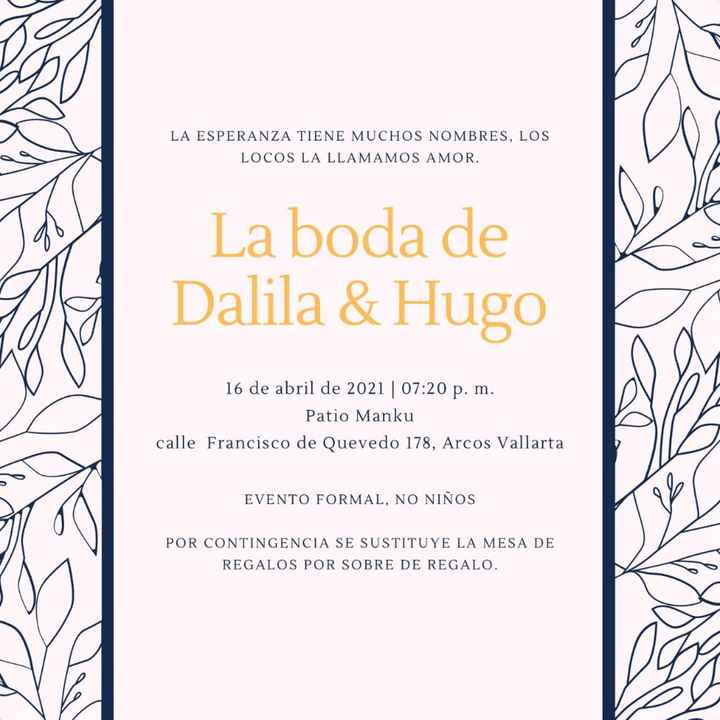 ¿Cuándo enviar las invitaciones? - 2
