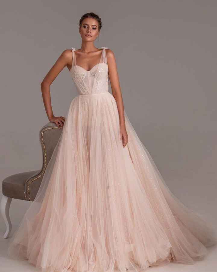 [Inspo] 3 vestidos de novia tono blush 💕 - 2