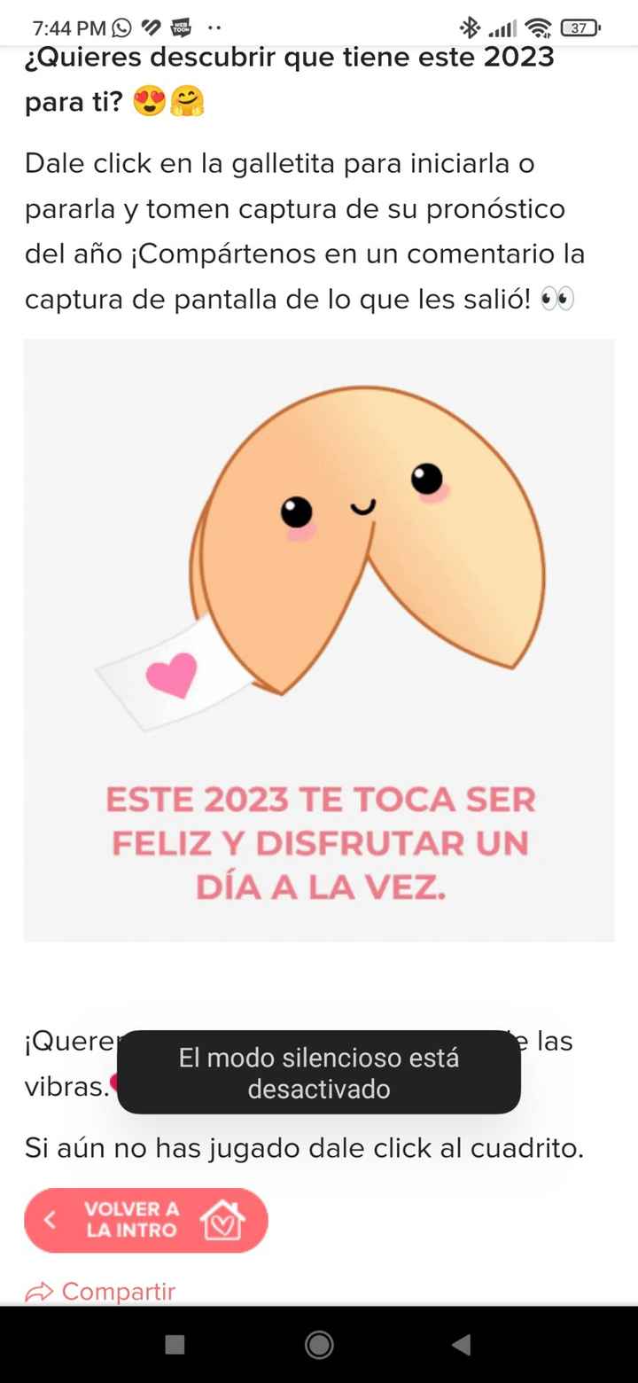 Descubre que tiene la galleta de la suerte para ti 🤗 - 1
