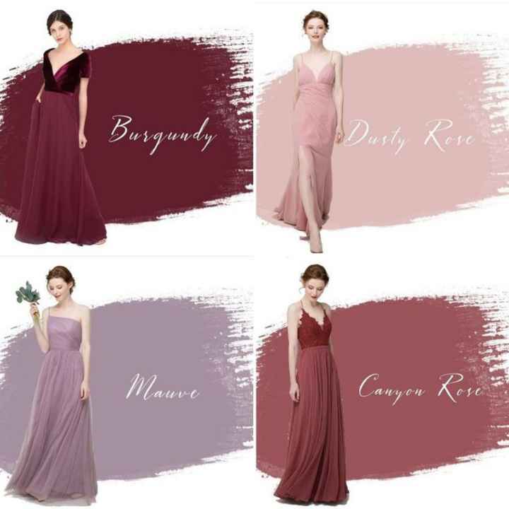 Color de vestido de damas.😥 - 3