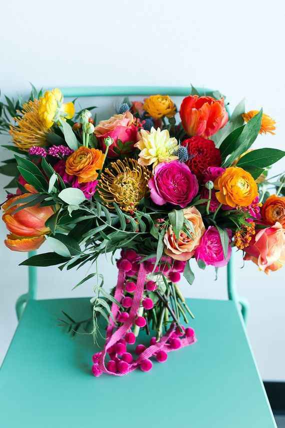 INSPIRACIÓN: Ramo de girasoles para novia 💐 - 1