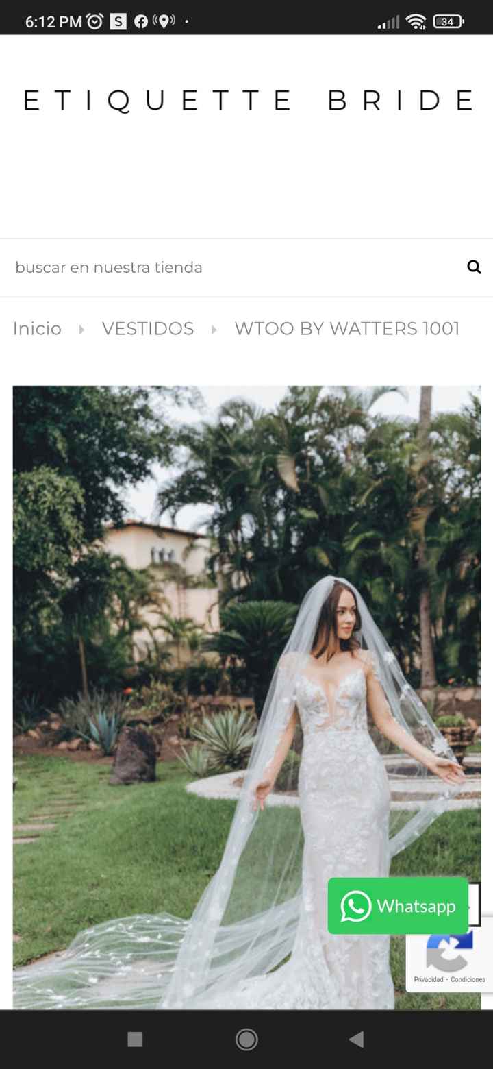 Planeas rentar tu vestido de boda ¿Si, no? - 1