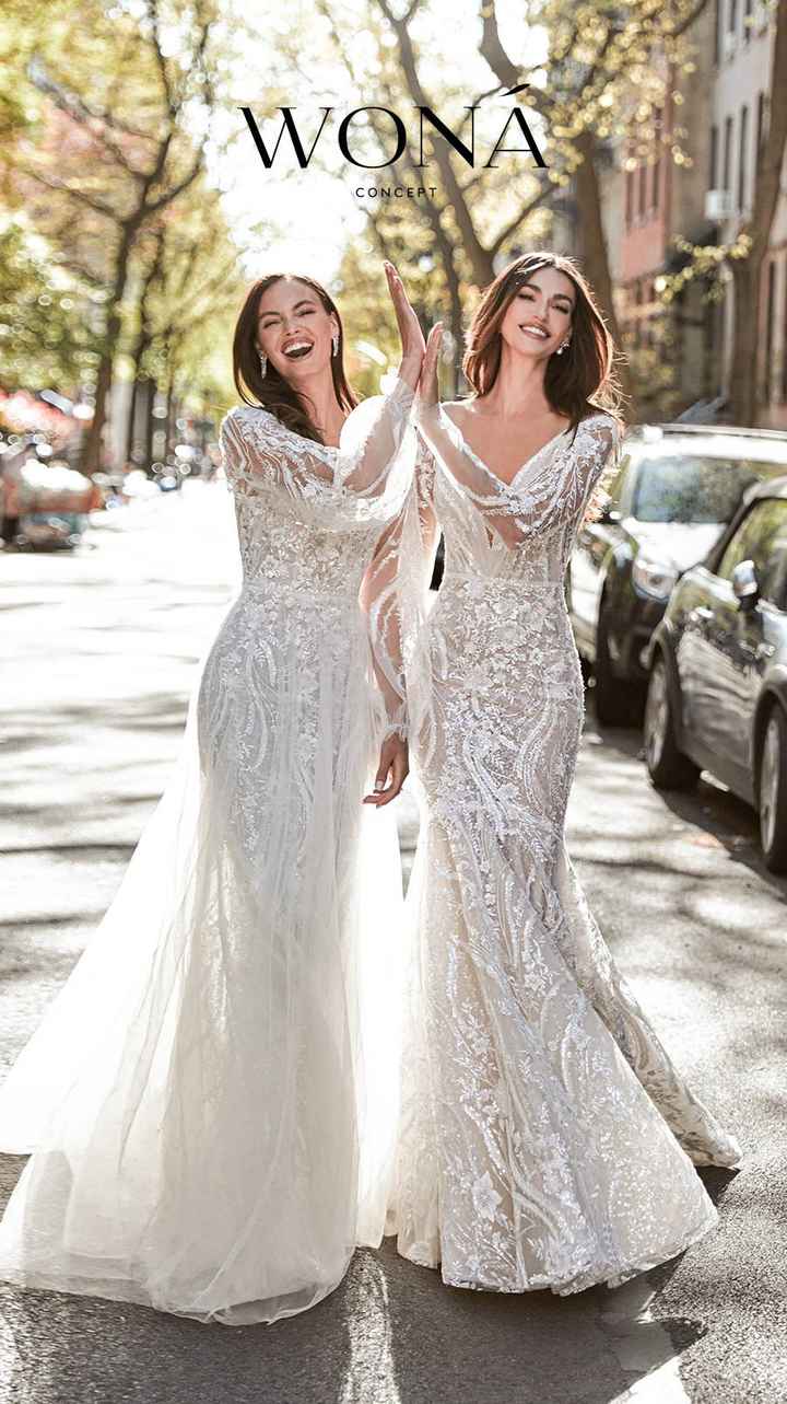 Vestidos de novia de trompeta vs. sirena vs. Fit and flare: ¿cuál es la diferencia? - 5