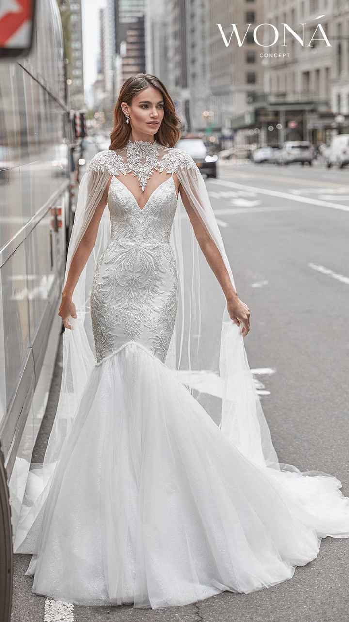 Vestidos de novia de trompeta vs. sirena vs. Fit and flare: ¿cuál es la diferencia? - 7