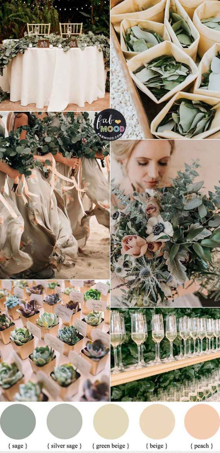Que tipo de verde les agrada mas para una boda en Octubre? - 3