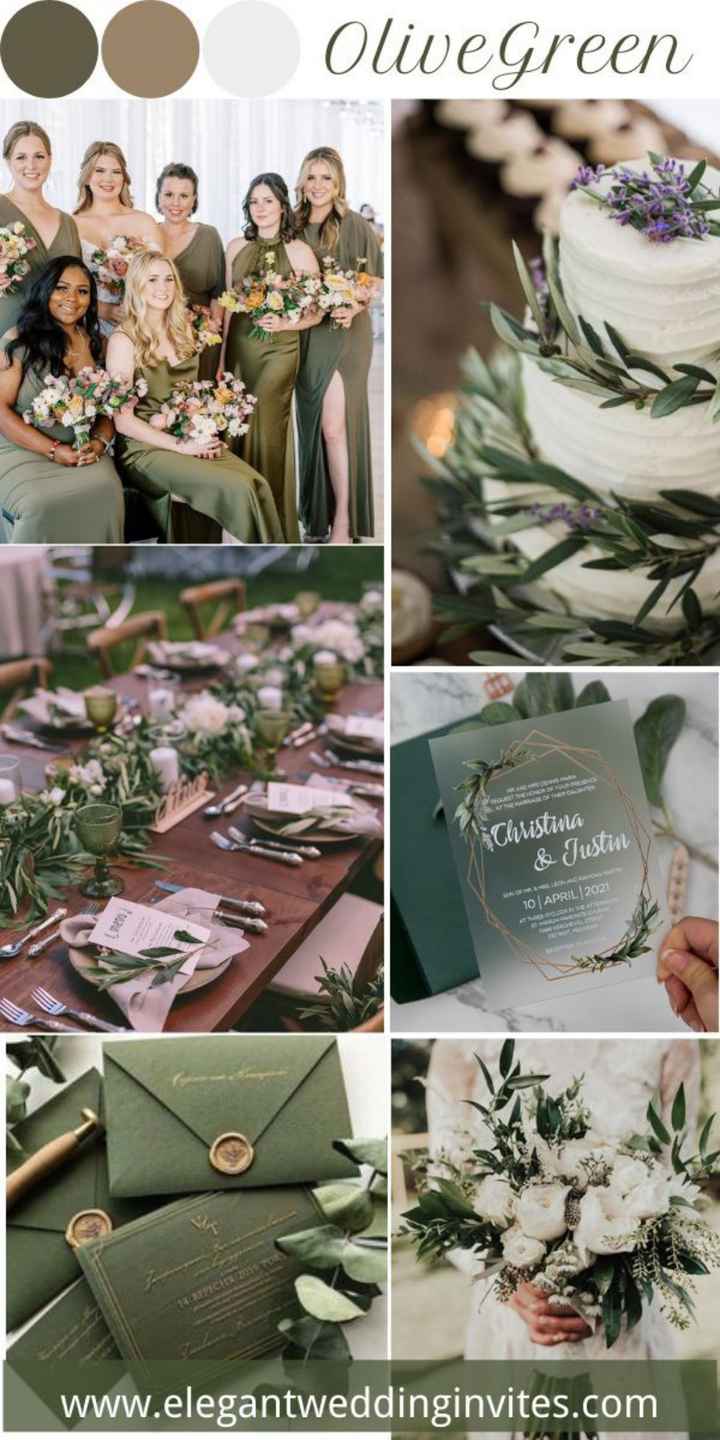 Que tipo de verde les agrada mas para una boda en Octubre? - 5