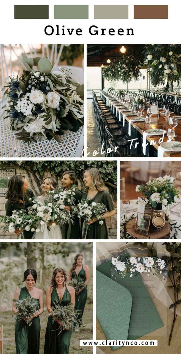 Que tipo de verde les agrada mas para una boda en Octubre? - 6
