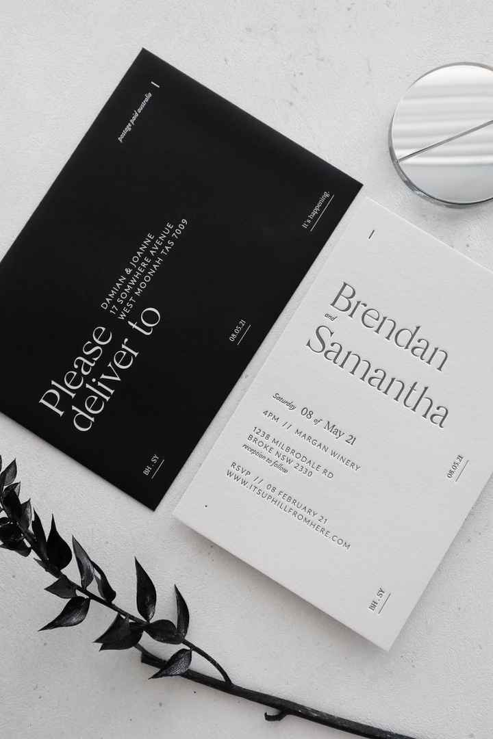 ¿Cuántas tipografías usar en mi invitación? ✉️📨📃💌 - 2
