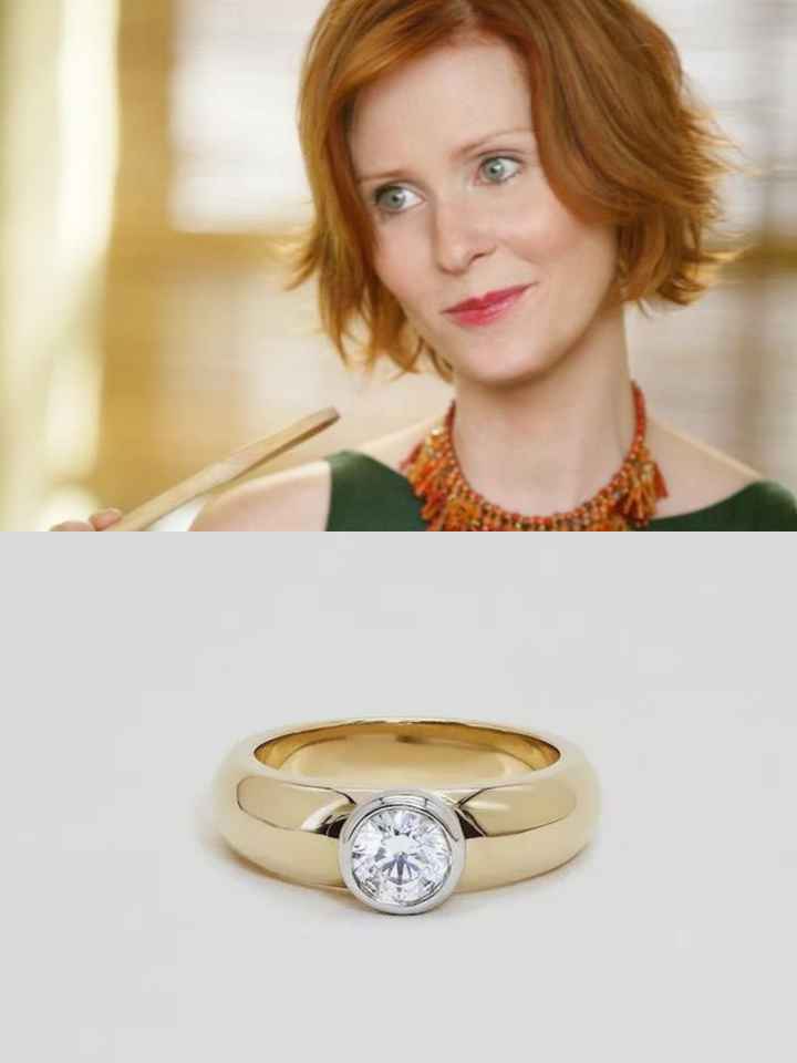 Los anillos inspo para las 4 protagonistas de sex and the City💍 - 2