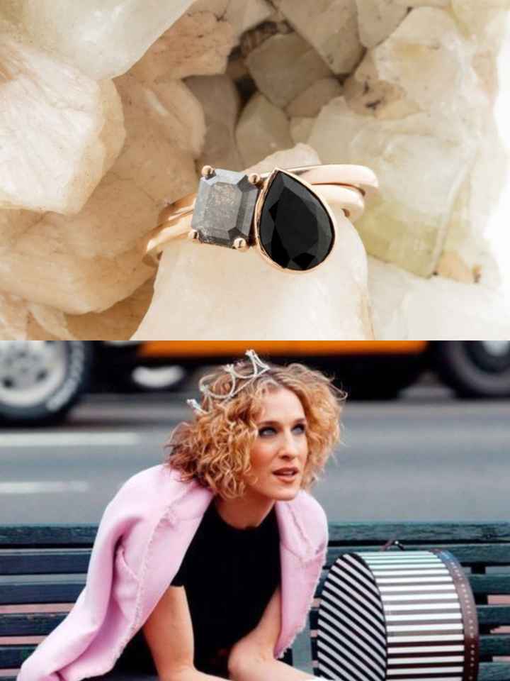 Los anillos inspo para las 4 protagonistas de sex and the City💍 - 4