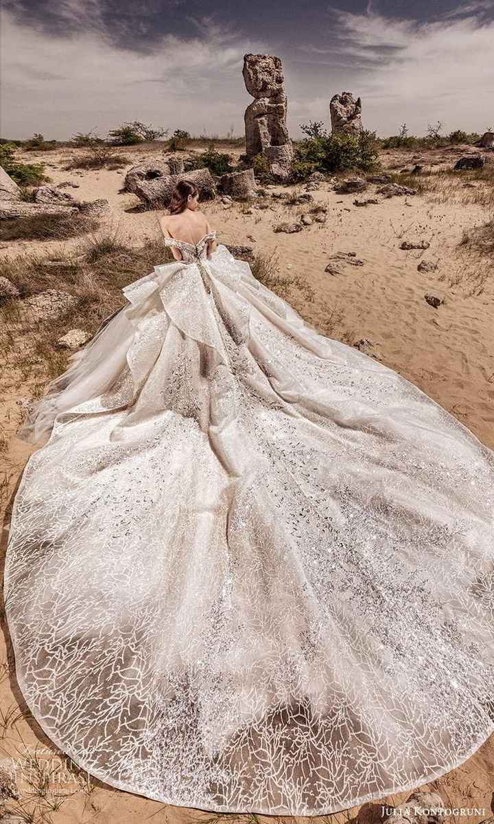 Tipos de cauda para el vestido de novia - 5