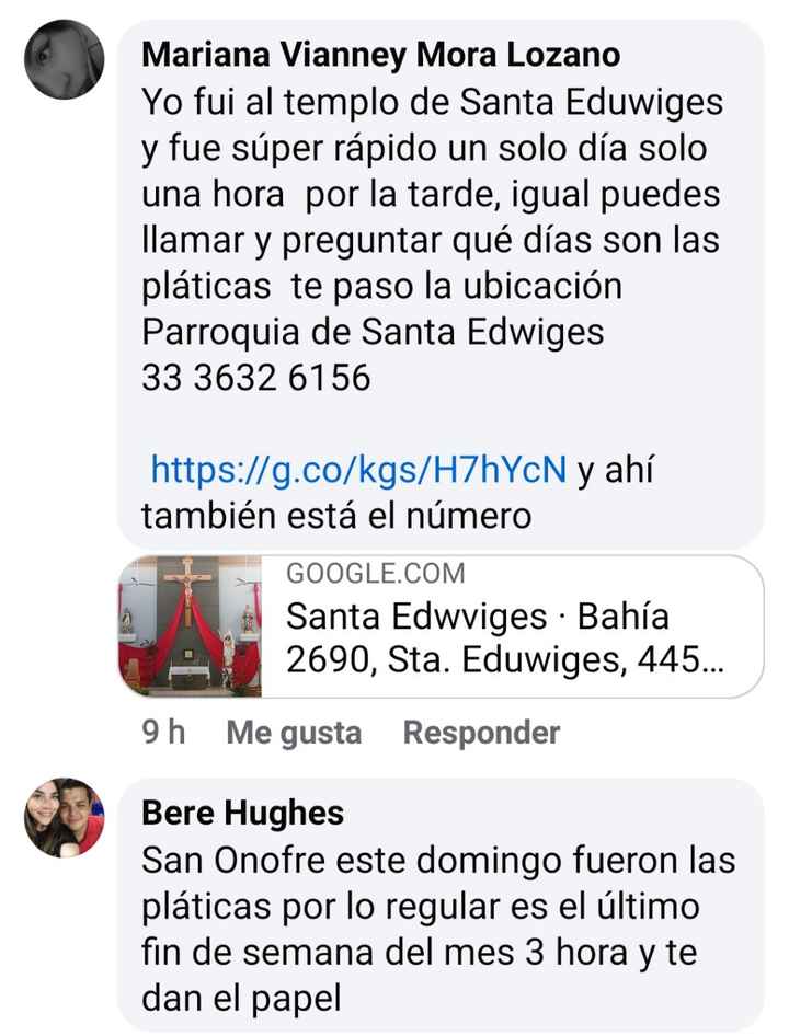 Templo para pláticas prematrimoniales iglesia en este mes - 3