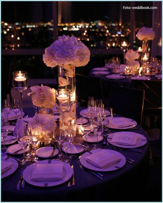 cetro de mesa Romantico- 2