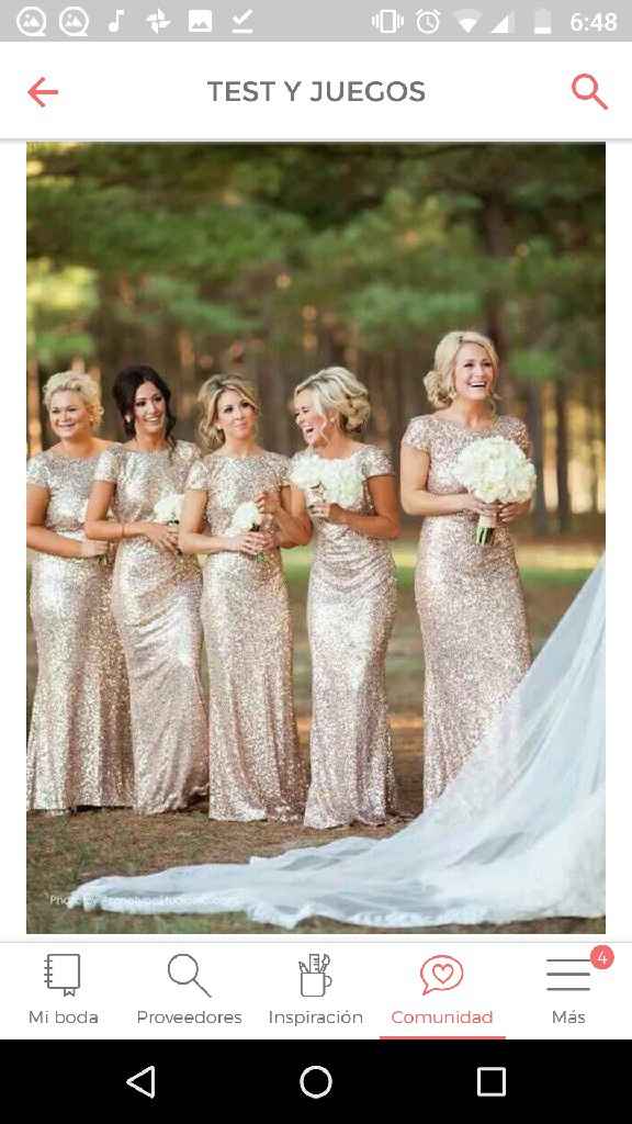 Combinaciones de colores en perla y dorado - 1