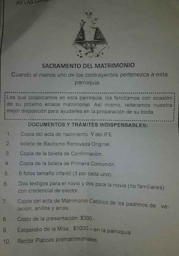 Requisitos para la boda religiosa *foto conflicto de religiones - 1